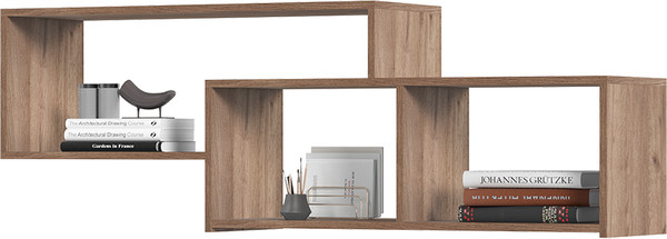 Изображение товара Полка Стендмебель Хелен ПЛ 01 (кашемир/дуб крафт табачный)