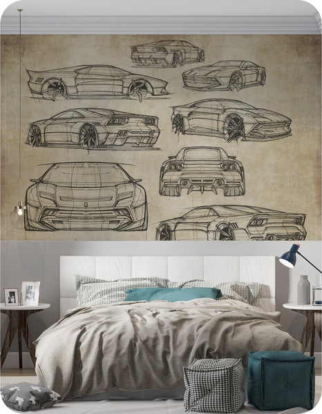 Изображение товара Фотообои листовые Citydecor Technic 1 (300x260см)