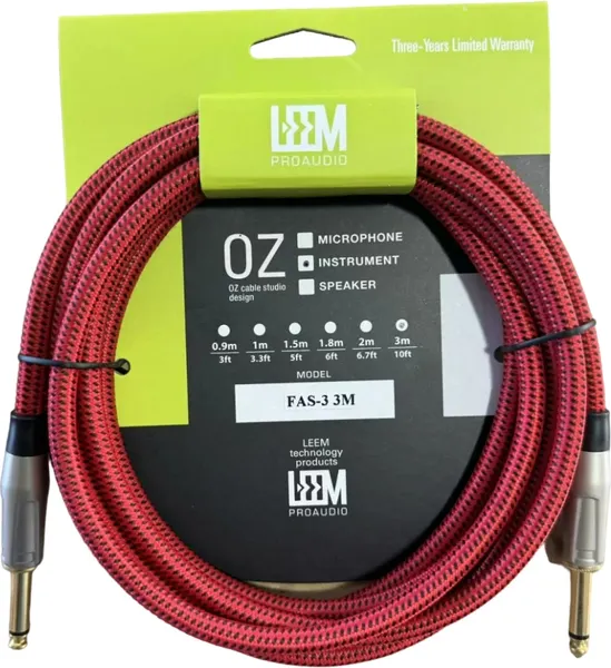 Изображение товара Кабель Leem FAS-5(RD/BK)