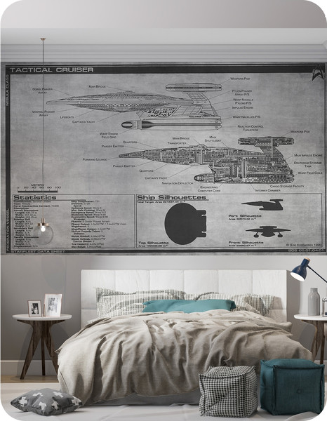 Изображение товара Фотообои листовые Citydecor Technic 10 (300x150см)