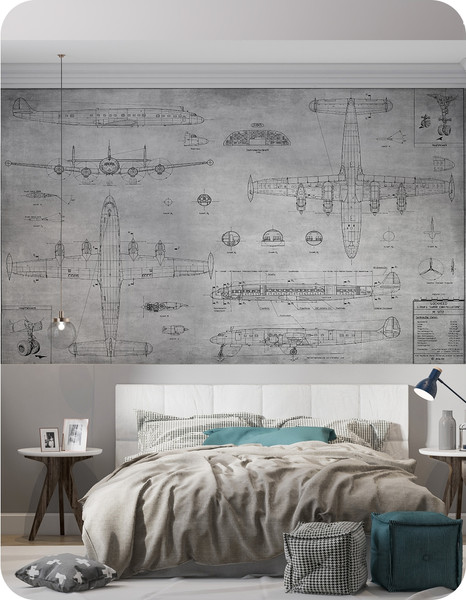 Изображение товара Фотообои листовые Citydecor Technic 13 (300x260см)