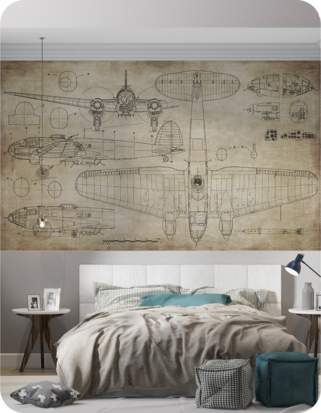 Изображение товара Фотообои листовые Citydecor Technic 15 (300x150см)