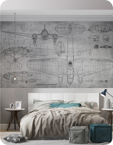 Изображение товара Фотообои листовые Citydecor Technic 16 (400x260см)