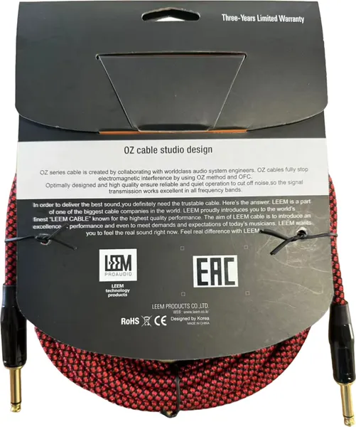 Изображение товара Кабель Leem FRS-5(RD/BK)