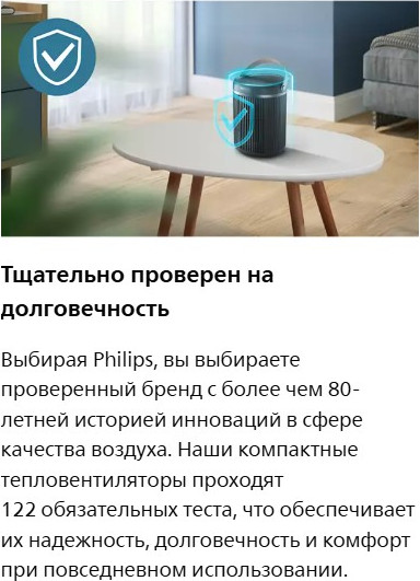 Изображение товара Тепловентилятор Philips CX3120/01