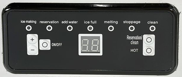 Изображение товара Профессиональный ледогенератор Hurakan HKN-IMC25 (кубики)