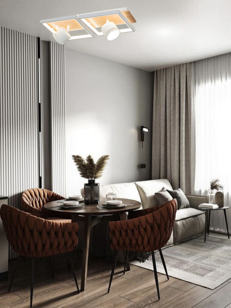 Изображение товара Спот Aitin-Pro D6591/2+2 (белый/дерево)