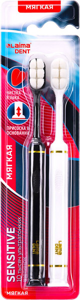 Изображение товара Набор зубных щеток Laima Dent Sensitive / 609320 (2шт)