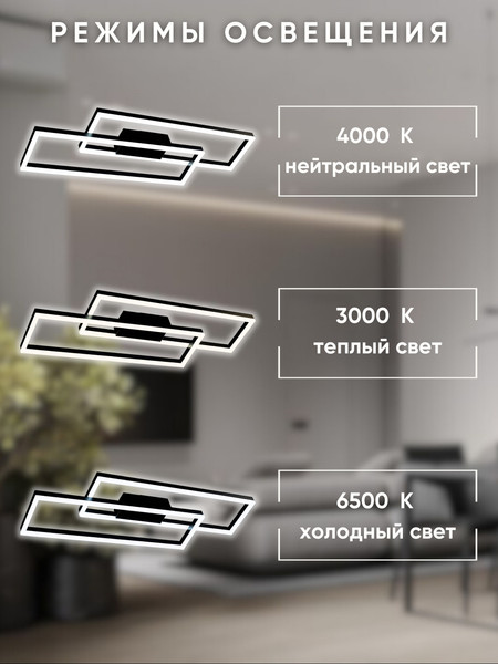 Изображение товара Потолочный светильник Aitin-Pro H73066/2 (черный)