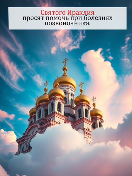 Изображение товара Икона Wolves Защитная именная Ираклий с молитвой 5090