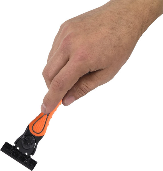 Изображение товара Бритвенный станок X-One мужcкой 3 лезвия 11 кассет / 700023 (оранжевый)