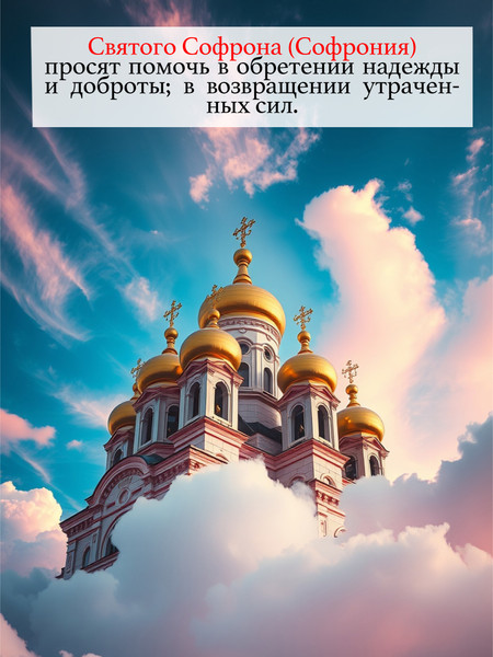 Изображение товара Икона Wolves Защитная именная Софрон с молитвой 5176