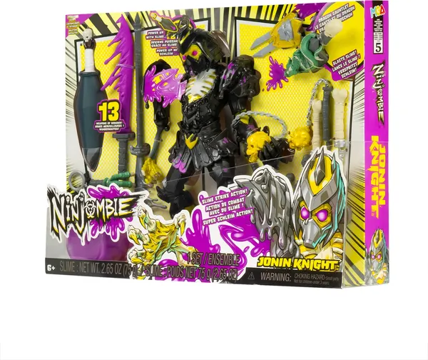 Изображение товара Игровой набор MGA Ninjombie. Рыцарь Джонин Найт со слаймом / 69010