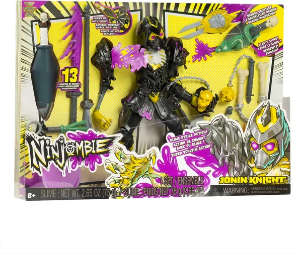 Изображение товара Игровой набор MGA Ninjombie. Рыцарь Джонин Найт со слаймом / 69010
