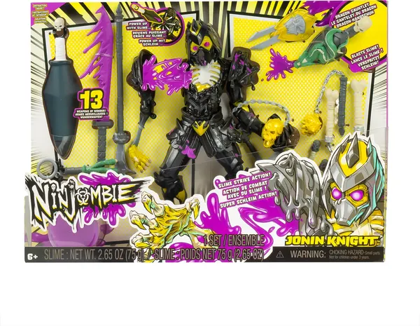 Изображение товара Игровой набор MGA Ninjombie. Рыцарь Джонин Найт со слаймом / 69010