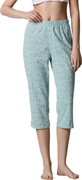 Изображение товара Бриджи домашние Mark Formelle 522241 (р.164/170-122, пейсли на бирюзовом)