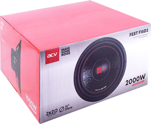 Изображение товара Головка сабвуфера ACV Fest F15D2