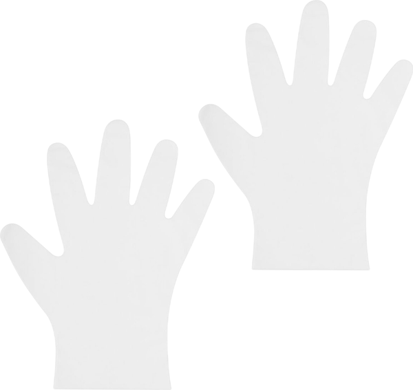 Изображение товара Перчатки одноразовые EleGreen эластомер TPE (100шт, L, прозрачный)