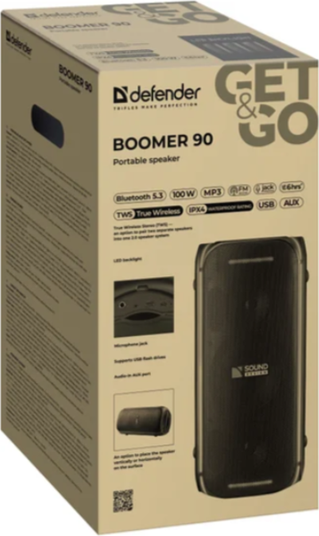 Изображение товара Портативная колонка Defender Boomer 90 / 65790