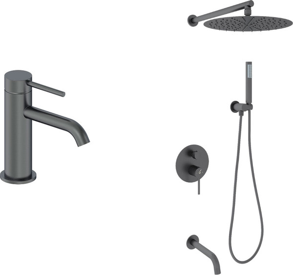Изображение товара Душевая система со смесителем Oliveeka OL-88939017+88139017-BGM