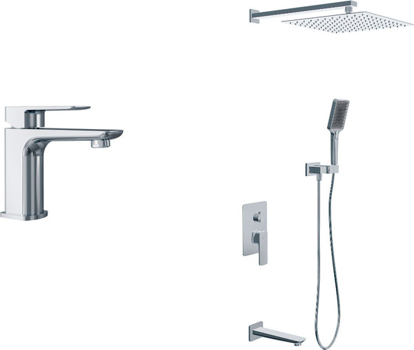 Изображение товара Душевая система со смесителем Oliveeka OL-88939003+139003-CR