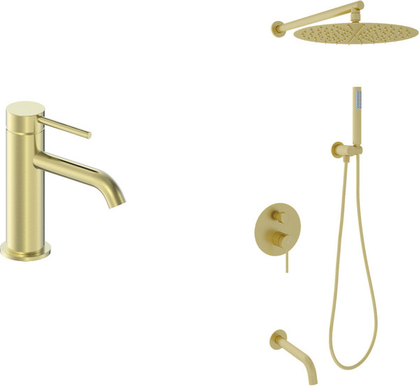 Изображение товара Душевая система со смесителем Oliveeka OL-88939017+88139017-BG