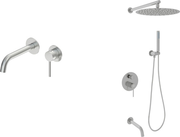 Изображение товара Душевая система со смесителем Oliveeka OL-88939017+88869017-BN