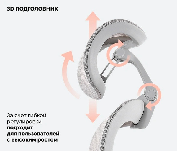 Изображение товара Кресло офисное Sparx FT-12-3 Loki HR (Grey/Beige)