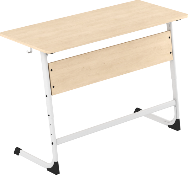 Изображение товара Парта Sheffilton SHT-T-TN12 А5-7 (береза/белый муар)