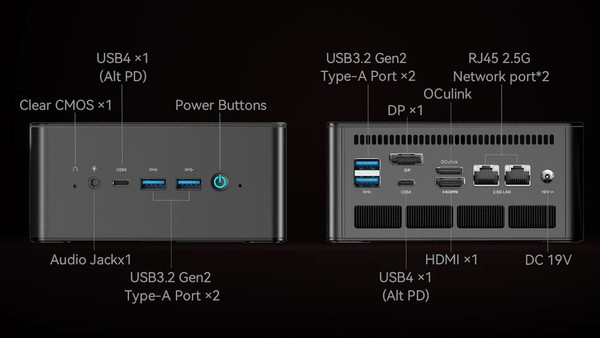 Изображение товара Неттоп Minisforum UM890 Pro Barebone