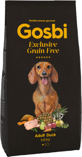 Сухой корм для собак Gosbi Exclusive Grain Free Adult Duck Mini (500г) — фото 3