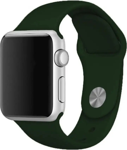 Ремешок для умных часов Rumi Sport Band для Apple Watch 38/40/41мм (темно-зеленый) — фото 3