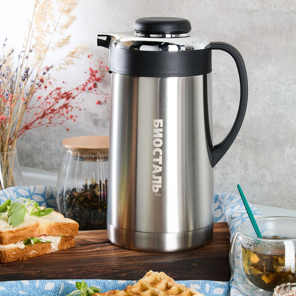 Изображение товара Термос-кувшин Биосталь Офис (1.6л)