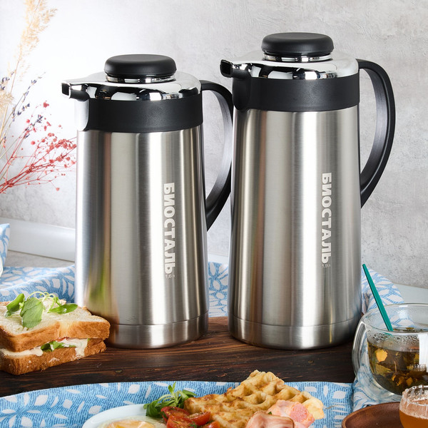 Изображение товара Термос-кувшин Биосталь Офис (1.9л)