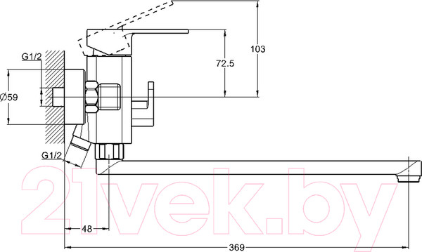 Изображение товара Смеситель G.Lauf NEB7-A123