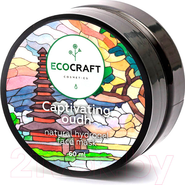 Изображение товара Маска для лица гидрогелевая EcoCraft Пленительный уд для жирной и проблемной кожи (60мл)