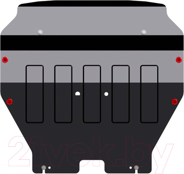 Изображение товара Защита картера и КПП SHERIFF для Volkswagen Transporter T6 / 26.3596