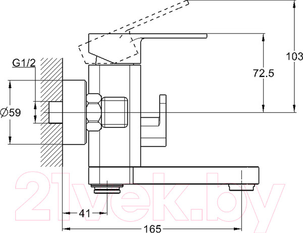Изображение товара Смеситель G.Lauf NEB3-A123