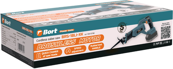 Изображение товара Сабельная пила Bort BRS-18Li-XK (93413748)