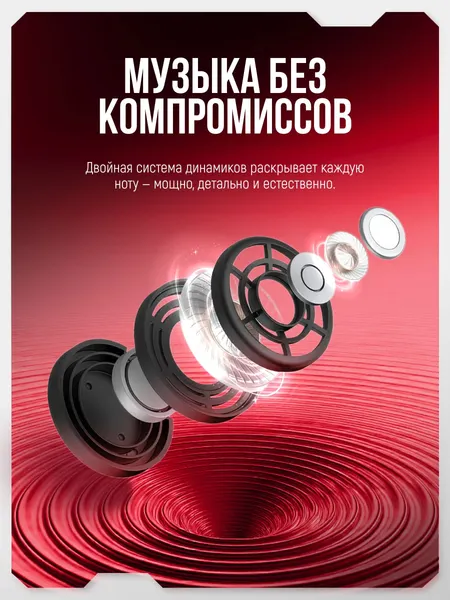 Изображение товара Беспроводные наушники Урал Молот Н130