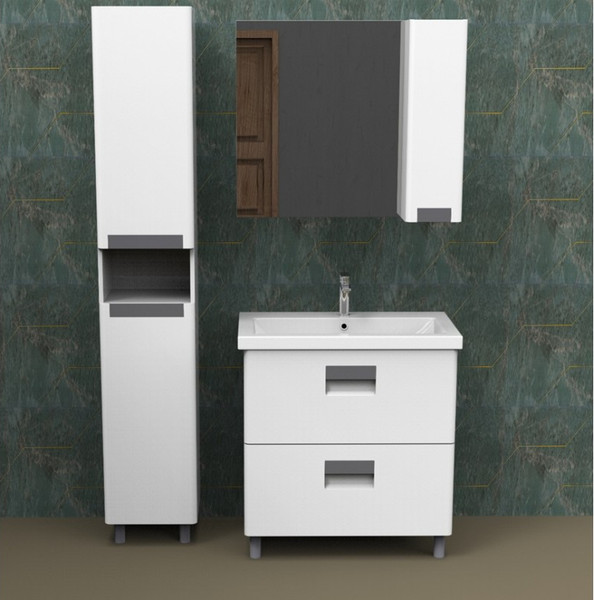 Изображение товара Тумба под умывальник Maroni Roma-70 + Como 70 (напольная, S-UM-COM70/1-w)