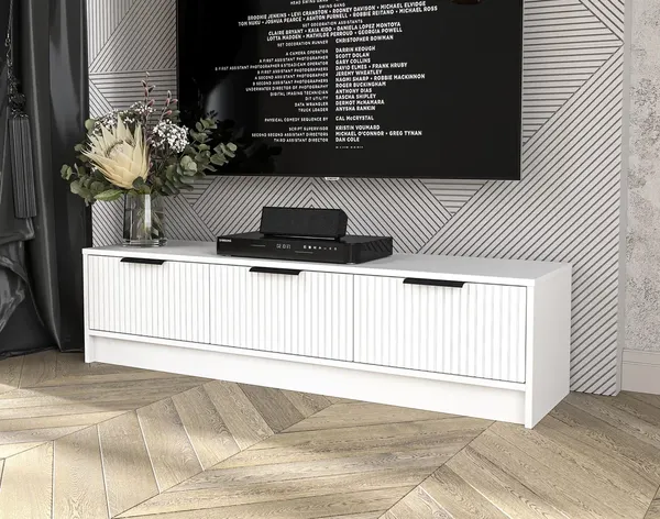 Изображение товара Тумба Interline ТВ Концепт Лайн КТ-ТВ3-35 (белый платинум/белый)