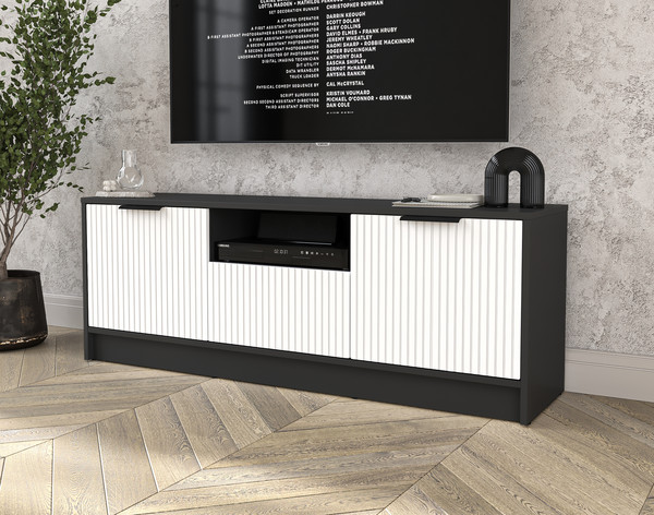 Изображение товара Тумба Interline ТВ Концепт Лайн КТ-ТВ3-50 (антрацит/белый)