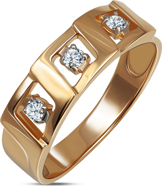 Изображение товара Кольцо из желтого золота Кристалл CM76900226773 (р.16.5)
