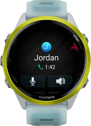 Изображение товара Умные часы Garmin Forerunner 570 47мм (серебристый/желтый)