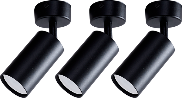 Изображение товара Комплект спотов Truenergy 2133103 (3шт, черный)