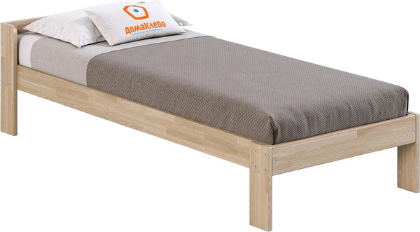 Изображение товара Односпальная кровать Домаклево Маруся 90х190 (сосна/натуральный)