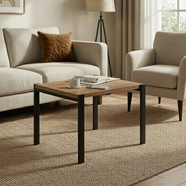 Изображение товара Журнальный столик Mio Tesoro Meridian (дуб крафт золотой/черный)