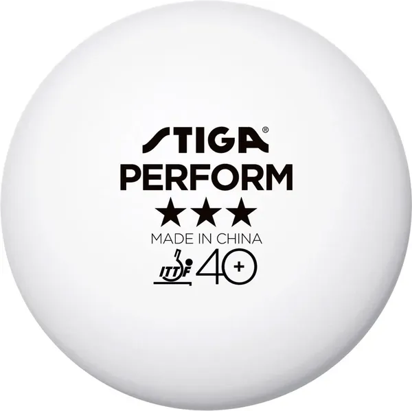 Изображение товара Набор мячей для настольного тенниса STIGA Perform 3 40+ / 520-05 (6шт, белый)