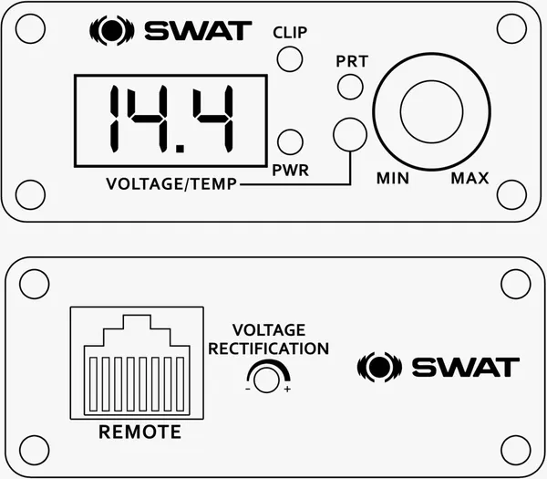 Изображение товара Выносной регулятор уровня сигнала Swat HLG-LCD